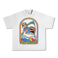 Lunar Rock Stay Positive Classic Urban Heavy Tee - FloraArt