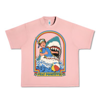 Salmon Stay Positive Classic Urban Heavy Tee - FloraArt