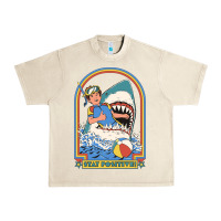 Sandshell Stay Positive Classic Urban Heavy Tee - FloraArt