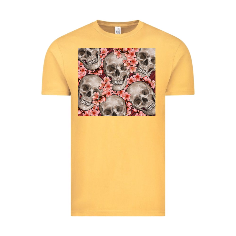Skulls And Flowers Vintage Tee by TumblerDesignByShophia | Teevron