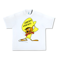 White speedy gonzales arriba Urban Heavy Tee - FloraArt
