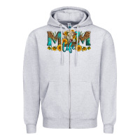 Heather Grey Western Charolais Cow Mom Life Zipper Hoodie - LillyAllenDesigns