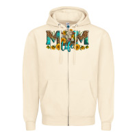 Sandshell Western Charolais Cow Mom Life Zipper Hoodie - LillyAllenDesigns