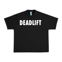 Black deadlift Urban Heavy Tee - FloraArt
