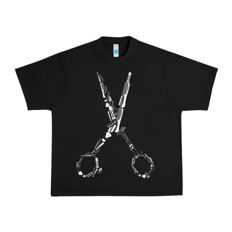 Barber Hairdresser For Barbershop Owner Gift Haircut Stylist Urban Heavy Tee by trangStudio | Teevron