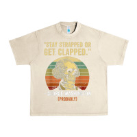 Sandshell stay strapped or get clapped george washington Urban Heavy Tee - FloraArt