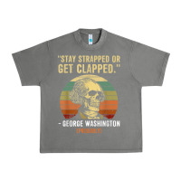 Tornado stay strapped or get clapped george washington Urban Heavy Tee - FloraArt