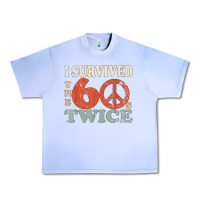 Grape Ice I Survived The Sixties 60s Twice Urban Heavy Tee - FloraArt
