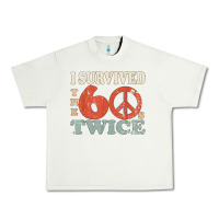 Pistachio I Survived The Sixties 60s Twice Urban Heavy Tee - FloraArt