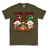 Army Green It's fine i'm fine everything is fine Classic Tee - NancyCooperArtShop