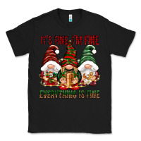 Black It's fine i'm fine everything is fine Classic Tee - NancyCooperArtShop