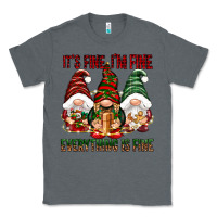 Charcoal Heather It's fine i'm fine everything is fine Classic Tee - NancyCooperArtShop