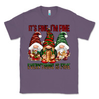 Lavender It's fine i'm fine everything is fine Classic Tee - NancyCooperArtShop