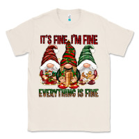 Natural It's fine i'm fine everything is fine Classic Tee - NancyCooperArtShop