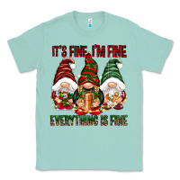 Seafoam It's fine i'm fine everything is fine Classic Tee - NancyCooperArtShop