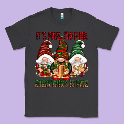 It's Fine I'm Fine Everything Is Fine Classic Tee Designed By Nancycooperartshop