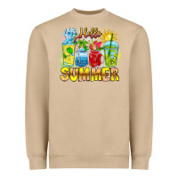 Mushroom Hello Summer Heavyweight Sweatshirt - CowhideDigitalArt