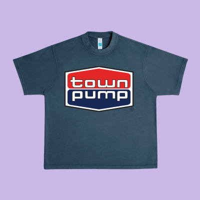 Town Pump Urban Heavy Tee Designed By Floraart