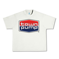 Pistachio town pump Urban Heavy Tee - FloraArt