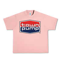 Salmon town pump Urban Heavy Tee - FloraArt