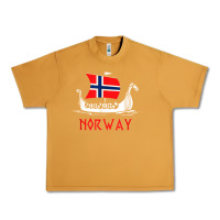 Peanut Butter boat norwegian flag norway viking ship norway Urban Heavy Tee - FloraArt