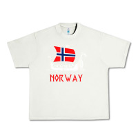 Pistachio boat norwegian flag norway viking ship norway Urban Heavy Tee - FloraArt