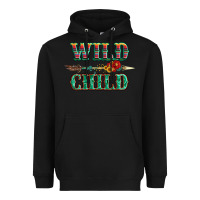 Black wild chıld serape sunflower and gemstone with arrow Heavyweight Hoodie - Artiststas