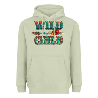 Matcha wild chıld serape sunflower and gemstone with arrow Heavyweight Hoodie - Artiststas