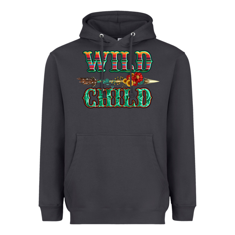 Wild Chıld Serape Sunflower And Gemstone With Arrow Heavyweight Hoodie by Artiststas | Teevron