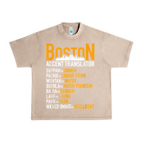 French Oak wicked smaht boston accent translator bostonians gifts shirt Urban Heavy Tee - FloraArt