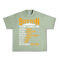 Oil Green wicked smaht boston accent translator bostonians gifts shirt Urban Heavy Tee - FloraArt