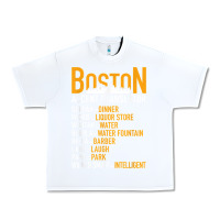 White wicked smaht boston accent translator bostonians gifts shirt Urban Heavy Tee - FloraArt