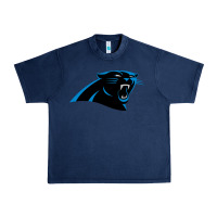 Navy thesportcarolinapantherslogo Urban Heavy Tee - FloraArt