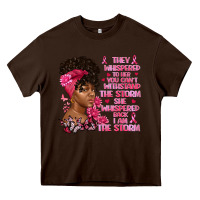 Chocolate Brown They whispered to her you can't withstand the Heavy Core Tee - Artiststas