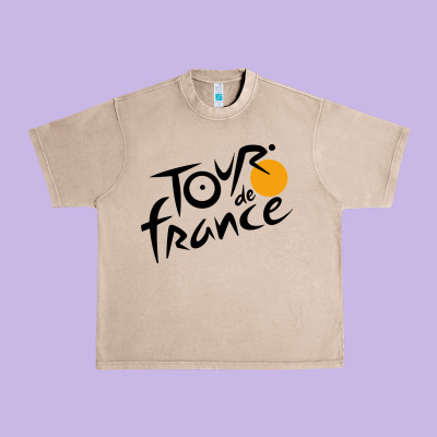 Tour De France Cycling Urban Heavy Tee Designed By Artmosaic