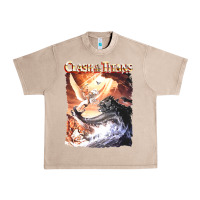 French Oak Clash of the Titans (Transparent) Urban Heavy Tee - ArtMosaic