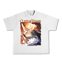 Lunar Rock Clash of the Titans (Transparent) Urban Heavy Tee - ArtMosaic