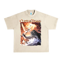 Sandshell Clash of the Titans (Transparent) Urban Heavy Tee - ArtMosaic