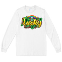 White Lucky St. Patrick's Day Long Sleeve Tee - HowdyJamesFarm
