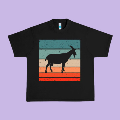 Goat Goats Retro Style Vintage 140 Goat Lover Urban Heavy Tee Designed By Artmosaic