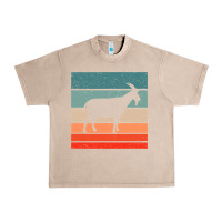 French Oak goat goats retro style vintage 140 goat lover Urban Heavy Tee - ArtMosaic