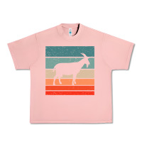 Salmon goat goats retro style vintage 140 goat lover Urban Heavy Tee - ArtMosaic