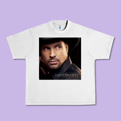 Garth Brooks The Ultimate Hits Urban Heavy Tee Designed By Artmosaic