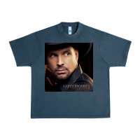 Midnight Navy Garth Brooks The ultimate hits Urban Heavy Tee - ArtMosaic