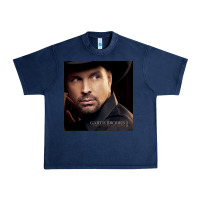 Navy Garth Brooks The ultimate hits Urban Heavy Tee - ArtMosaic