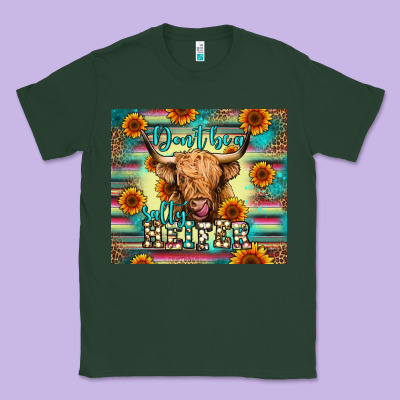 Don't Be A Salty Heifer Classic Tee Designed By Jasminsmagicworld
