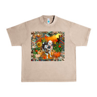 French Oak Fall baby cow Urban Heavy Tee - RanaPortraitStore