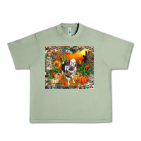 Oil Green Fall baby cow Urban Heavy Tee - RanaPortraitStore
