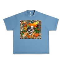 Pebble Blue Fall baby cow Urban Heavy Tee - RanaPortraitStore