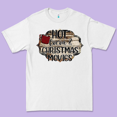 Hot Cocoa And Christmas Movies Premium Tee Designed By Bettercallsaul